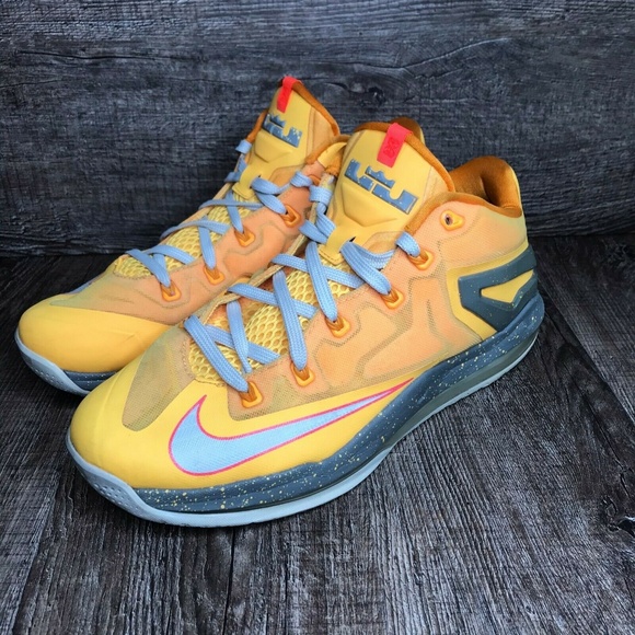 Nike Max LeBron 11 XI Low Floridian Atomic Mango 6 - Picture 1 of 8